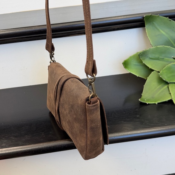 Buffalo Trace Bar2Go crossbody travel bar brand new genuine leather - Picture 4 of 10